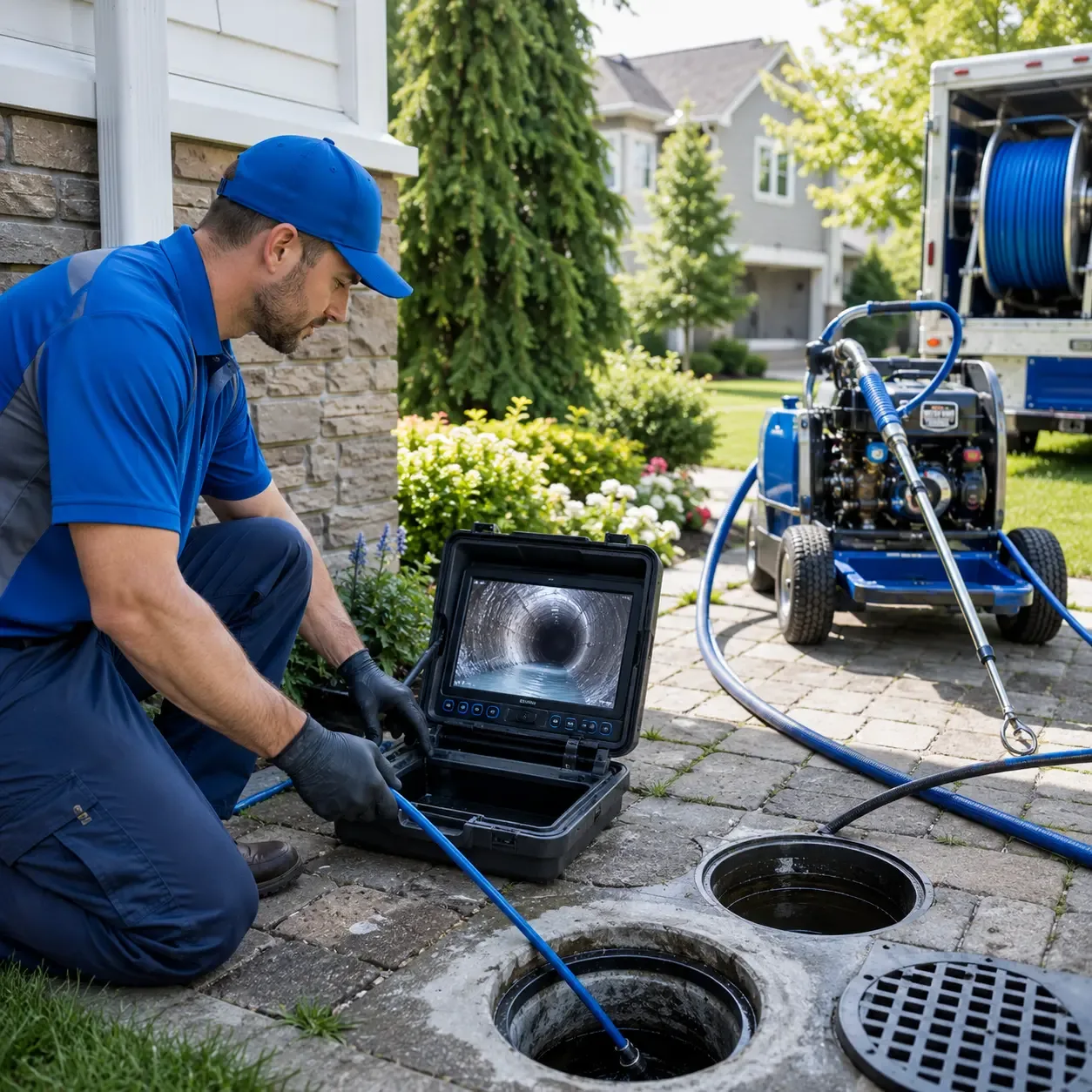 Outdoor drain cleaning professionals serving Bivins, TX